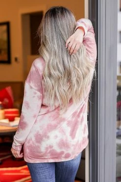 First Love Happy For You Mock Neck Top - Rust