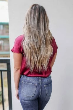 FL-01 Small CBRAND After Midnight Bodysuit - Wine