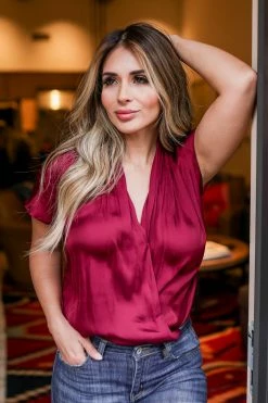 FL-01 Small CBRAND After Midnight Bodysuit - Wine