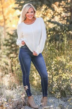 Newbury Kustom Keep The Peace Sweater - Cream 2XL