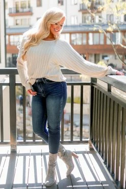 PR-01 CBRAND Find Me Out Sweater - Oatmeal 1XL