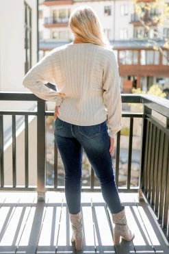 PR-01 CBRAND Find Me Out Sweater - Oatmeal 1XL