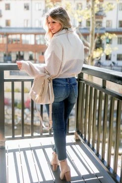 Newbury Kustom Slow Down Cowl Neck Sweater - Ivory