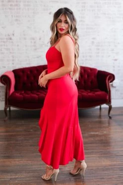 FL-01 CBRAND Every Heartbeat Dress - Red