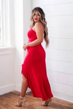 FL-01 CBRAND Every Heartbeat Dress - Red