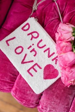 Treasure Jewels "Drunk In Love" Purse - White Accessories