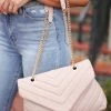 Urban Expressions New Arrivals Elena Quilted Crossbody Purse - Taupe 1 Urban Expressions New Arrivals Elena Quilted Crossbody Purse - Taupe