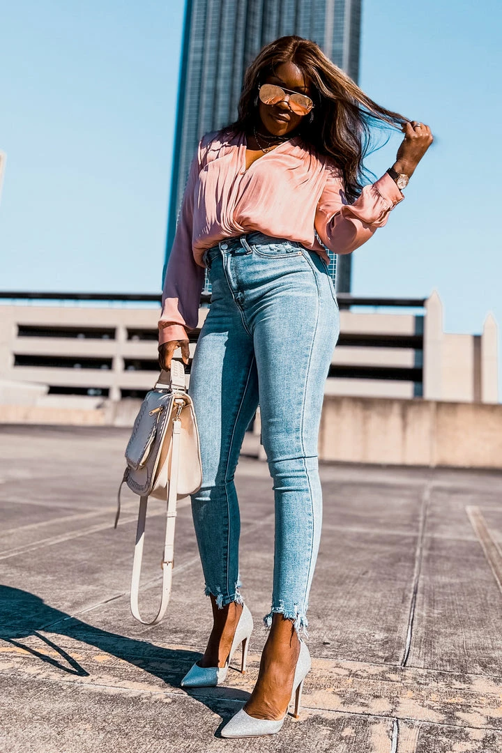 Cello Jeans CELLO Elsie High Rise Ankle Skinny Jeans - Medium Wash Bottoms 4 Cello Jeans CELLO Elsie High Rise Ankle Skinny Jeans - Medium Wash Bottoms