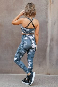 Mono B Resolutions Painted Activewear - Grey