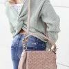 MMS Trading Everything In Its Place Woven Saddle Bag - Taupe New Arrivals