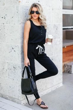 MA-01 Small CBRAND At Peace Jumpsuit - Black