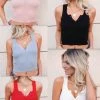 Active Basic Tops Keeping It Simple Cropped Sweater Tanks