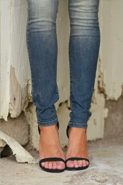 Shoe La La Shoes Love Sick Heels - Black 12 Shoe La La Shoes Love Sick Heels - Black