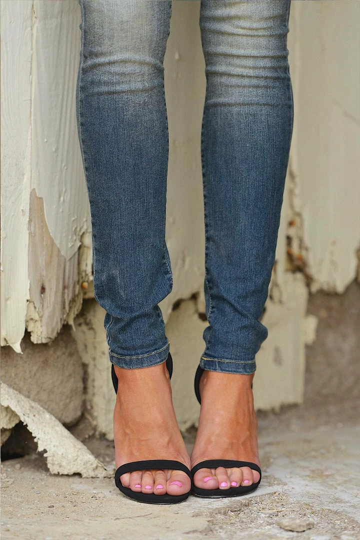 Shoe La La Shoes Love Sick Heels - Black 5 Shoe La La Shoes Love Sick Heels - Black