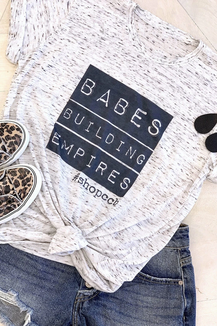 RRD New Arrivals "Babes Building Empires" Graphic Tee - Heather Ivory 3 RRD New Arrivals "Babes Building Empires" Graphic Tee - Heather Ivory