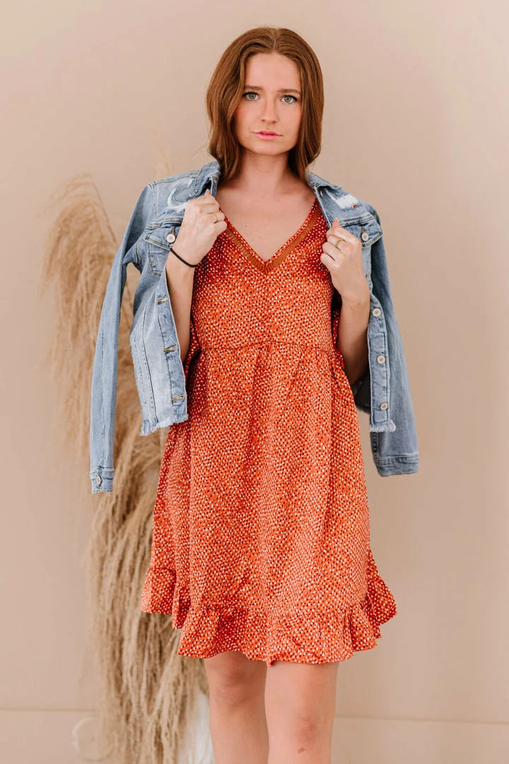 Trendsi Curtain Call Dotted Babydoll Dress 7 Trendsi Curtain Call Dotted Babydoll Dress