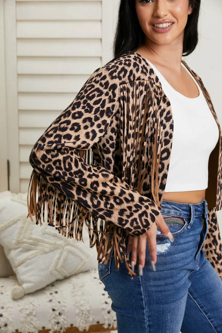 Trendsi Walk On The Wild Side Animal Print Fringe Jacket Fresh From LA 13 Trendsi Walk On The Wild Side Animal Print Fringe Jacket Fresh From LA