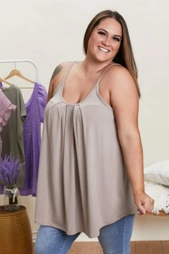 Trendsi Picturesque Pleated Cami Fresh From LA