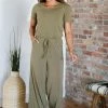 Trendsi Good News Jumpsuit In Khaki Fresh From LA 1 Trendsi Good News Jumpsuit In Khaki Fresh From LA