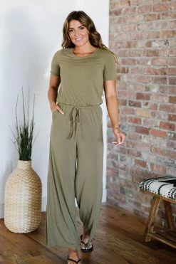 Trendsi Good News Jumpsuit In Khaki Fresh From LA