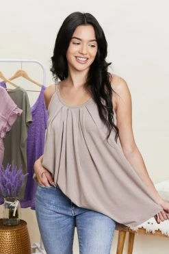 Trendsi Picturesque Pleated Cami Fresh From LA