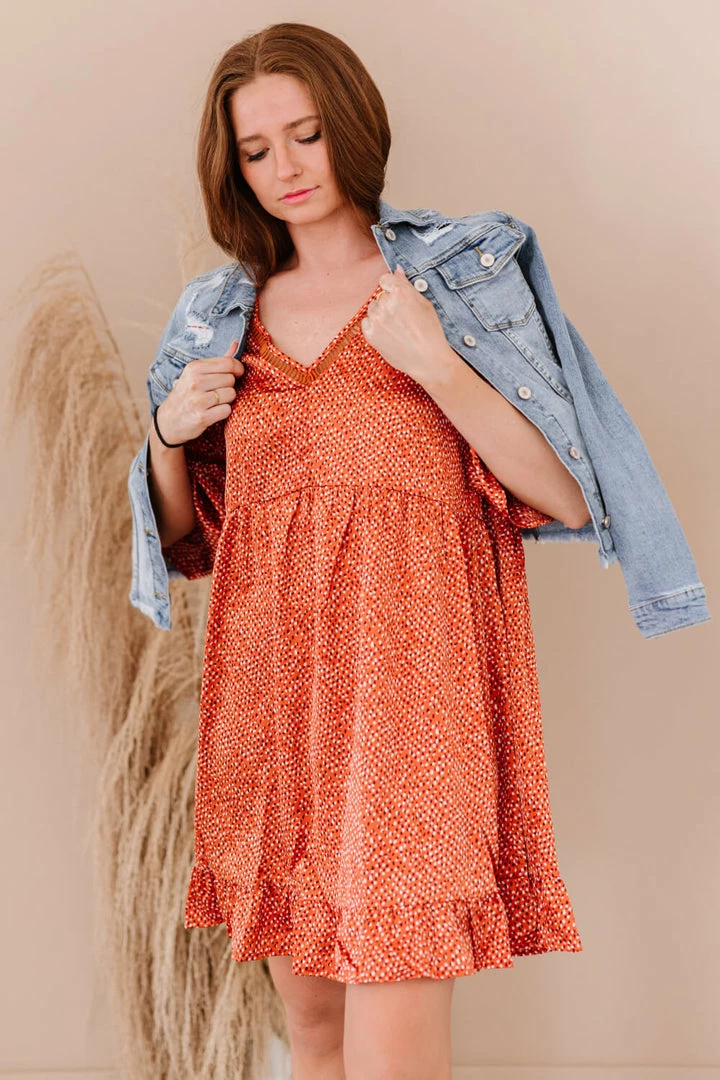 Trendsi Curtain Call Dotted Babydoll Dress 12 Trendsi Curtain Call Dotted Babydoll Dress