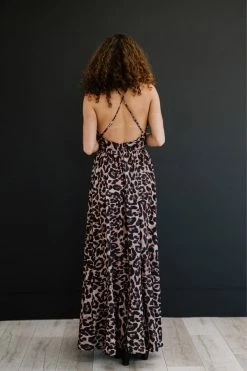 Trendsi Never Stop Leopard Maxi Dress